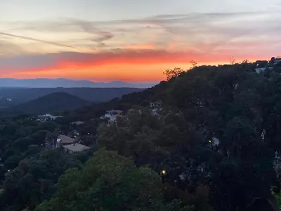 Paisaje cerca de esta villa