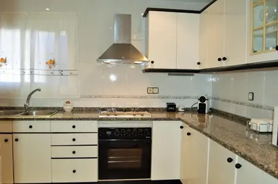 Una cocina o zona de cocina en Villa Doris