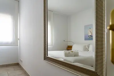 Cama o camas de una habitación en Apartaments Tee & Sea