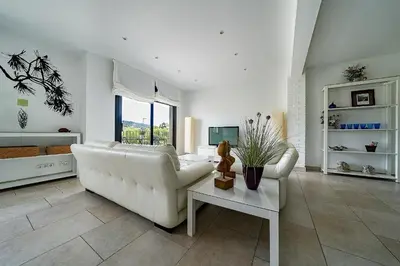 Zona de estar de Apartaments Tee & Sea