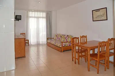 Zona de estar de Apartamentos AR Dosjoimi