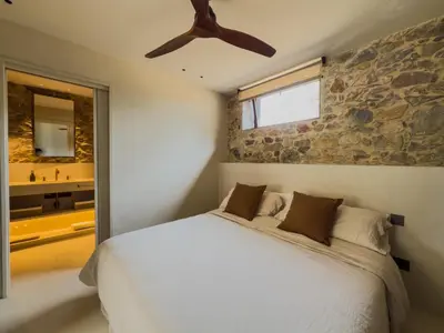 Cama o camas de una habitación en Mas Ferran Adults Only