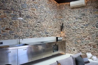 Una cocina o zona de cocina en Mas Ferran Adults Only