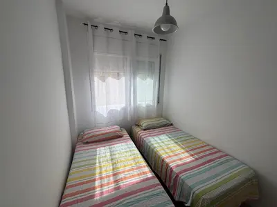Cama o camas de una habitación en Santa Clotilde
