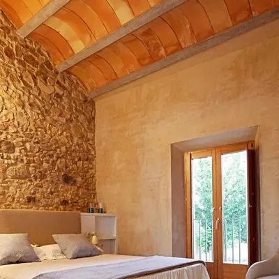 Cama o camas de una habitación en Can Dansa