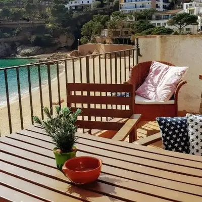 Tamariu Beach 2 · Terrace Penthouse on the Beach
