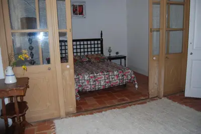 Cama o camas de una habitación en Can plana de baix