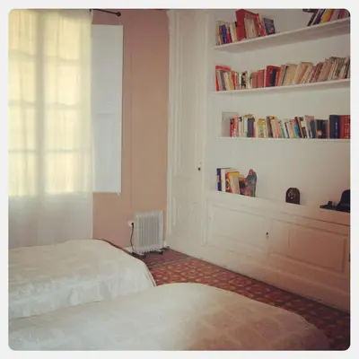 Cama o camas de una habitación en Can plana de baix
