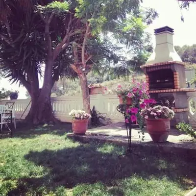 Jardín al aire libre en Can plana de baix