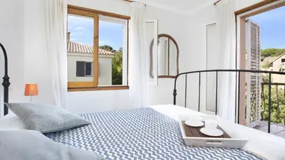 Cama o camas de una habitación en Villa Tensi