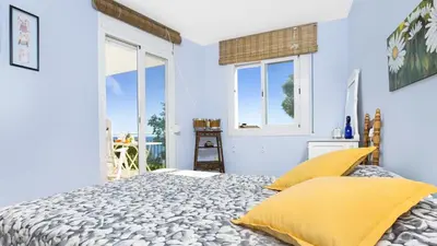 Cama o camas de una habitación en Roc 1D - Calella de Palafrugell