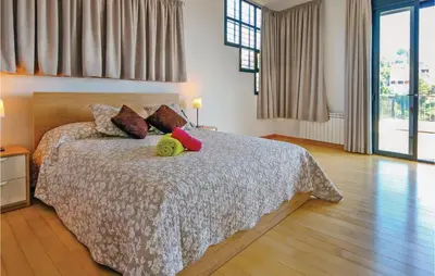 Cama o camas de una habitación en Nice Home In Santa Susanna With Kitchen
