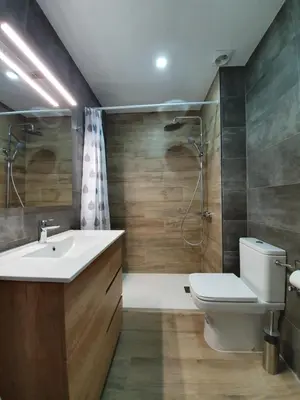 Un baño de Apartment Beach Front Sant Pol