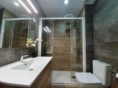 Un baño de Apartment Beach Front Sant Pol