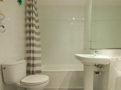 Un baño de Lets Holidays BEACH APARTMENT 2 rooms with PARKING