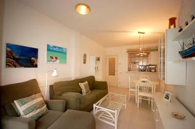 Una cocina o zona de cocina en Lets Holidays BEACH APARTMENT 2 rooms with PARKING