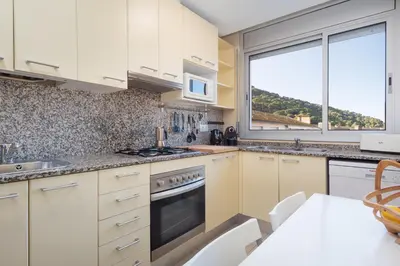 Una cocina o zona de cocina en Lets Holidays BEAUTIFUL APARTMENT with POOL TOSSA