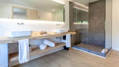 Un baño de Hotel Mas Pastora - Adults Only