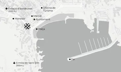 Plano de Calendula Hotel & Apartaments