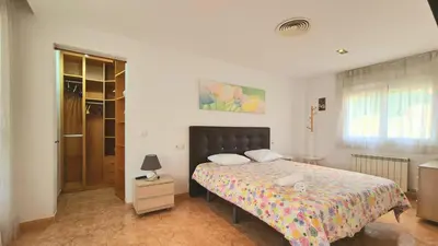Cama o camas de una habitación en Apartament Duplex Llaverias