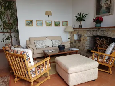Zona de estar de Hostal Sa Barraca - Adults Only