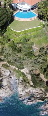 Paisaje cerca de esta villa