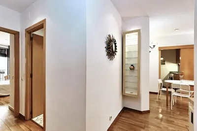 Una cocina o zona de cocina en Apartament Sant Feliu