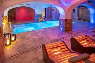 Piscina en o cerca de Hotel GHT Neptuno-Tossa & Venus SPA