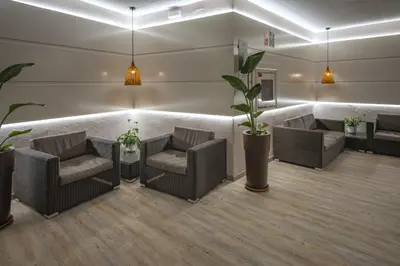 Zona de estar de GHT Oasis Tossa & Spa