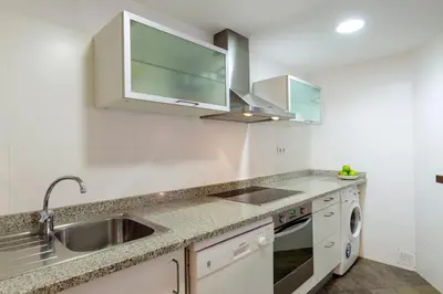 Una cocina o zona de cocina en Edificio Tropicana
