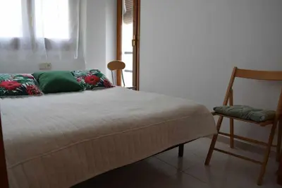 Cama o camas de una habitación en Miquel 1 – Piso con Parking y Wifi en el Centro