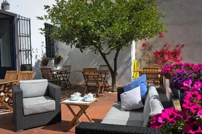 Zona de estar de Hotel Casa Calella