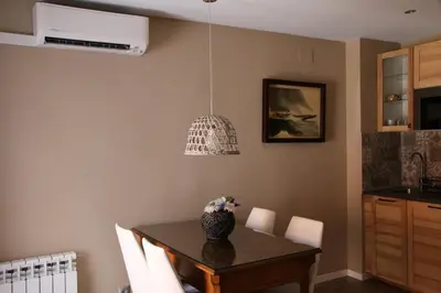 Zona de estar de Apartament l'Alzina