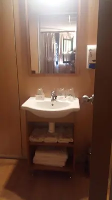 Un baño de Hostal Bonaterra