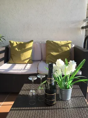 Zona de estar de The Hollidays Apartment
