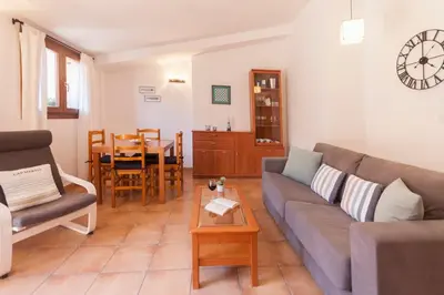 Zona de estar de Lets Holidays COZY APARTMENT in THE HEART of TOSSA