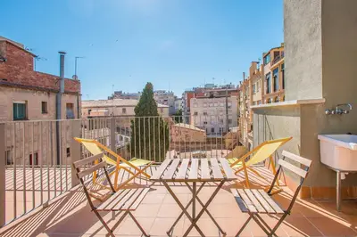 Un balcón o terraza de Flateli - Exclusivo Plaça Catalunya 4-1