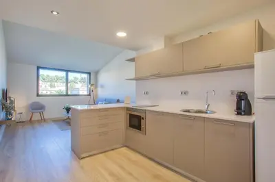 Una cocina o zona de cocina en Flateli - Exclusivo Plaça Catalunya 4-1
