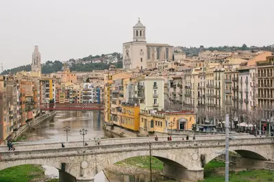 Vista general de Girona o vista desde el apartamento