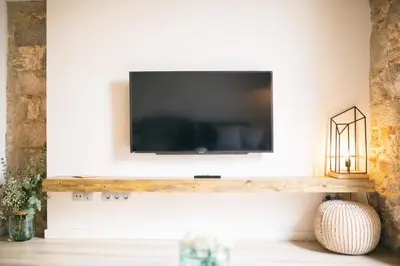 Una televisión o centro de entretenimiento en Flateli - Plaça Catalunya 22