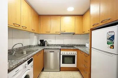 Una cocina o zona de cocina en Apartment Mexica