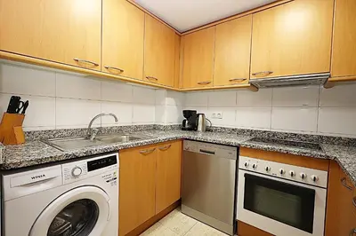 Una cocina o zona de cocina en Apartment Mexica