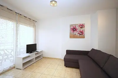 Una televisión o centro de entretenimiento en Apartment Mexica