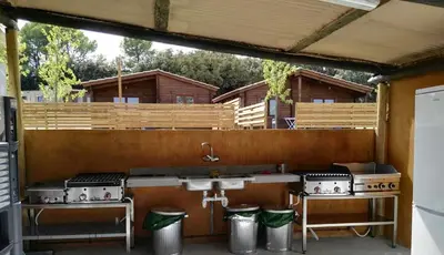 Un balcón o terraza de Càmping Rural Montori