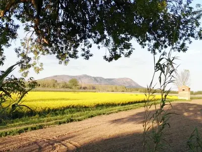 Paisaje cerca de este camping