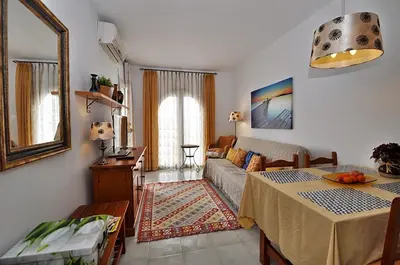 Zona de estar de Apartment Wok