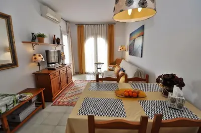 Zona de estar de Apartment Wok