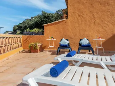 Un balcón o terraza de Holiday Home Xarmada Marco by Interhome