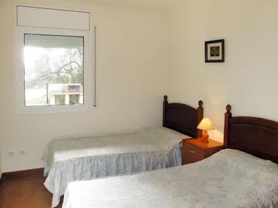 Cama o camas de una habitación en Holiday Home Bretos by Interhome