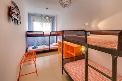 Cama o camas de una habitación en Vivalidays Alicia - Fenals - Lloret de Mar